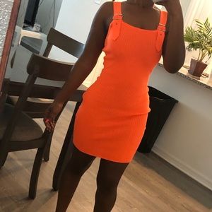 Electric Orange Dress
